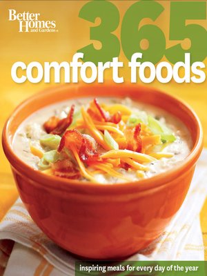 cover image of Better Homes and Gardens: 365 Comfort Foods